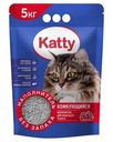 Наполнитель Katty для кошачьего туалета комкующийся 5кг