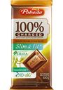Шоколад молочный Победа Charged Slim&Fit без добавления сахара, 100 г