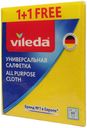 Салфетка Vileda универсальная вискозная , 1+1 шт
