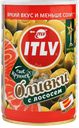 Оливки с лососем ITLV зеленые, 300г