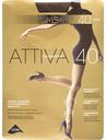 Колготки женские Omsa Attiva цвет: lola/темный загар, размер 2, 40 den