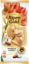 Шоколад белый ALPEN GOLD с миндалем и кокосовой стружкой, 80г