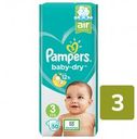 Подгузники Pampers Active Baby-Dry, размер 3, midi 5-9 кг, 124 шт
