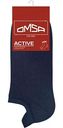 Носки мужские Omsa Active 124 ультракороткие с язычком цвет: синий, 45-47 р-р