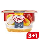 Десерт творожный ЧУДО, 4,2%, персик-груша, 100г