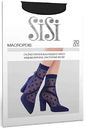 Носки женские SiSi Macropois в горошек цвет: nero, 20 den