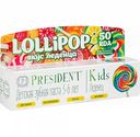 Зубная паста детская President Kids Lollipop вкус Леденца 3-6 лет, 50 мл