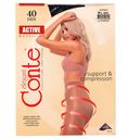 Колготки КОНТЕ, Актив, 40 ден, черные, 4