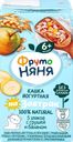 Кашка мультизлаковая ФРУТОНЯНЯ молочная йогуртная, с грушей, бананом и пребиотиками, с 6 месяцев, 200мл