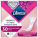 Прокладки гигиенические ежедневные Libresse Dailyfresh plus мультистайл plus 30шт