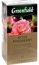 Чай чёрный Greenfield Rose Pineberry с ароматом белой клубники и розы, 25х1,5 г