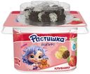 Йогурт Растишка клубника-злаки 3%, 115г