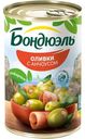 Оливки Бондюэль Мансанилья с анчоусом, 300г