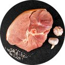 Окорок свиной Selgros на кости в шкуре охлажденный на подложке ~1,27 кг