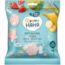 Мини-хлебцы Фрутоняня рисовые яблоко-клубника-банан, 30г