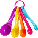 Ложки мерные Mallony разноцветные микс в ассортименте, 5шт.