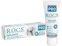Зубная паста R.O.C.S. Pro implants свежая мята 74 г
