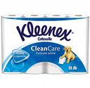Туалетная бумага Kleenex Clean Care Delicate white 2 слоя, 12 рулонов