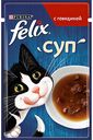 Корм для кошек Felix Суп с говядиной, 48 г