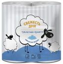 Туалетная бумага Свежесть Дня 2 слоя 4 рулона