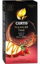 Чай Curtis Pleasure Time черный шиповник яблоко и карамель 25пак