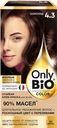 Краска для волос ONLY BIO COLOR 4.3 Шоколад, 115мл