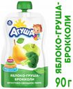 Пюре «Агуша» фруктово-овощное яблоко груша брокколи с 6 мес., 90 г