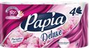 Туалетная бумага PAPIA DELUXE Парадизо Де Фиори, 4-слойная, 8рул.