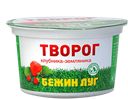 Творог мягкий БЕЖИН ЛУГ, 4,2%, Клубника-земляника, 160г