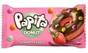 Кекс Papita Donut с какао-глазурью, клубничной начинкой и цветным драже 40г