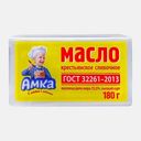Масло сладкосливочное Амка Крестьянское 72.5% 180г
