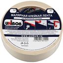 Клейкая лента малярная Unibob на бумажной основе 30 мм, 40м