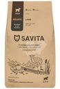 Корм сухой Savita полнорационный низкозерновой для взрослых собак с ягненком, 1.5кг