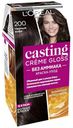 Краска-уход для волос L'Oreal Paris стойкая Casting Creme Gloss 200 Черный кофе 180 мл