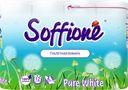 Бумага туалетная Soffione Pure White 2 слоя, 12шт