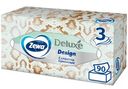 Салфетки бумажные Zewa Deluxe Дизайн косметические 3 слоя, 90шт