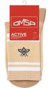 Носки женские Omsa Active 153 Полоски цвет: бежевый, 39-41 р-р