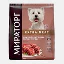 Сухой корм для взрослых собак мелких пород с говядиной Мираторг Extra Meat 1.5кг