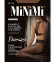 Колготки женские MiNiMi Diamante с ажурным поясом цвет: caramel/телесный размер 4, 20 den
