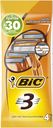 Бритва мужская для чувствительной кожи «3 Sensitive» Bic, 4 шт