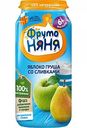 Пюре фруктовое ФрутоНяня из яблок и груш со сливками, 250 г