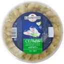 Сельдь Kromfish Крит тихоокеанская соленая филе-ломтики в масле 150г
