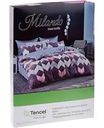 Комплект постельного белья евро Milando Стрелки тенсель, 4предмета