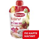 Пюре СЕМПЕР Фруктово-зерновое банан-клубника-злаки, 120г