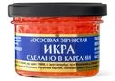 Икра форели Сделано в Карелии зернистая солёная, 100г