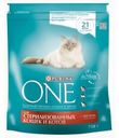 Корм Purina ONE для стерилизованных кошек, лосось и пшеница, 750 г