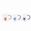 Кружка с фигуркой стеклянная  HY112006, 350мл