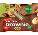 Брауни протеиновый Fit Kit Brownie шоколад-фисташка, 50г