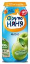 Пюре ФрутоНяня фруктовое яблоко с 4 месяцев 250 г