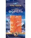 Форель холодного копчения Три кита ломтики, 100 г